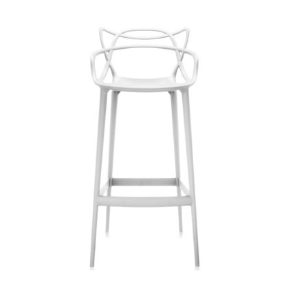 An Image of Kartell Masters Stool Large White