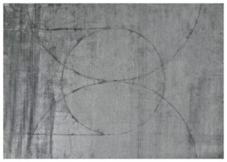 An Image of Linie Design Circulus Rug Grey 140cm x 200cm