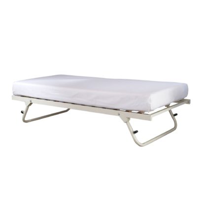 006885ad1ba6648c51f3282b6082c0ff718b131c9d067218ee222d2eba13a41a.jpg An Image of Memphis White Trundle Bed White