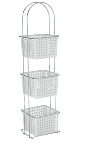 An Image of Argos Home 3 Tier Storage Caddy - White