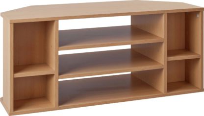 An Image of Habitat Suki Corner TV Unit - Beech Effect