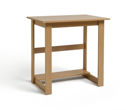 An Image of Habitat Office Desk - Beech Effect