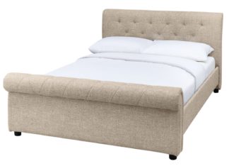 An Image of Argos Home Newbury Double Bed Frame - Natural