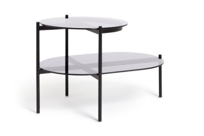 An Image of Habitat Neo Tiered Side Table - Black