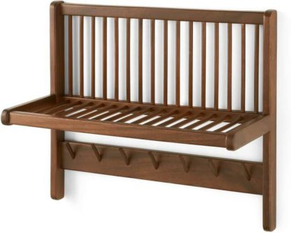 057025bd242bb161fa5c4268a72b0815d5b9976483ed2126763fd1fa85f43ebc.jpg An Image of Clover Acacia Wood Wall Mounted Storage Shelf, Natural