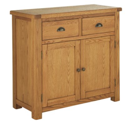 An Image of Habitat 2 Door 2 Drawer Sideboard - Oak