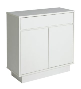 An Image of Habitat Cubes Small Sideboard - White