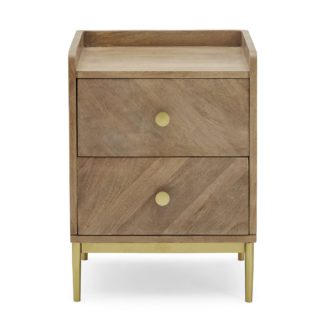 An Image of Rumi Bedside Table Brown