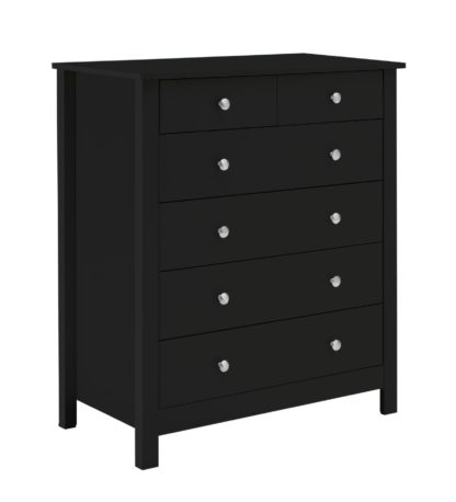 An Image of Habitat Osaka 4+2 Drawer Chest - Soft Grey