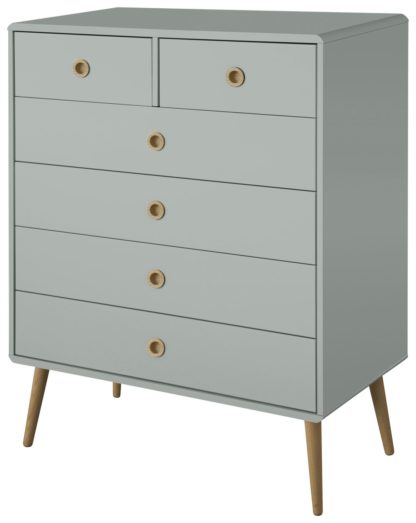 An Image of Softline 4+2 Drawer Chest of Drawers - Grey