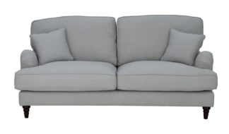 An Image of Habitat Matilda 3 Seater Fabric Sofa - Grey