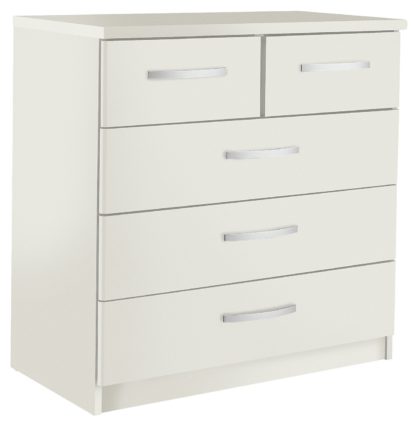 An Image of Argos Home Hallingford 3+2 Drawer Chest - White