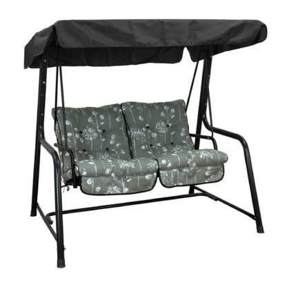 0c882a87c77d889653e72911baa640312adffa6c2c568e834904ea153080e2e6.jpg An Image of Renaissance Grey Vienna 2 Seat Hammock Grey