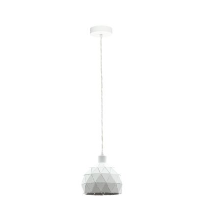 An Image of Eglo Roccaforte Pendant Light - White