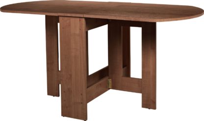 An Image of Argos Home Extending 4 - 6 Seater Table - Walnut Effect