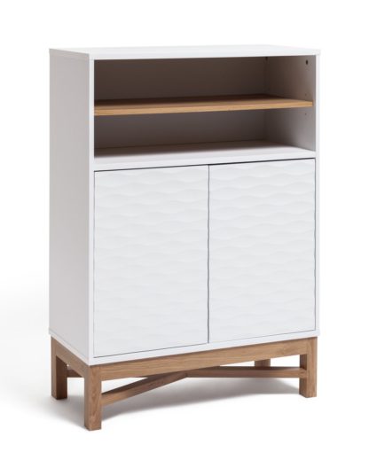 An Image of Habitat Zander 6 Shelf Shelving Unit - White