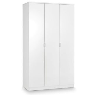 An Image of Manhattan Triple Wardrobe White