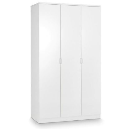 An Image of Manhattan Triple Wardrobe White