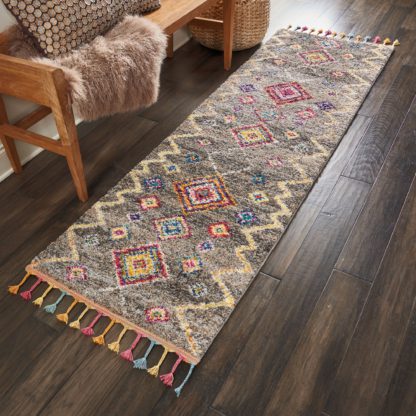 0f4c84ec170499c1d08a239fbe3087fc68e0ed689b9cc6ecaa97d174bfee4415.jpg An Image of Nomad 5 Rug Grey