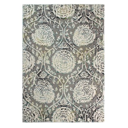0f55c049e10aaa804f0e77f509e26c0c1d64718c1f2b3424e4ff34b848835910.jpg An Image of Soho Sirius Rug Grey, Blue and Red