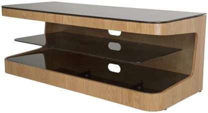 10a31906339fac12ecb75bd7e6cbc5610b48ad71d7e86d13ecca300de8487751.jpg An Image of AVF Up to 55 Inch Wood TV Stand - Oak