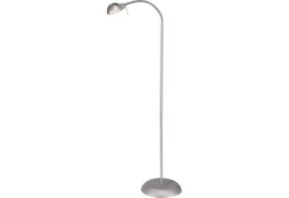 An Image of Argos Home Reading Light Floor Lamp - Silver