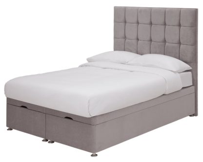 An Image of Forty Winks 1500 Pocket Gel Kingsize Divan - Mauve