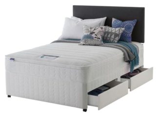 An Image of Silentnight Travis Memory Cushiontop 4 Drw Divan - Small Dbl