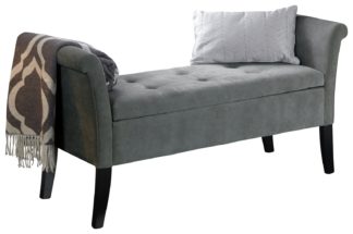 An Image of Balmoral Window Fabric Seat - Grey