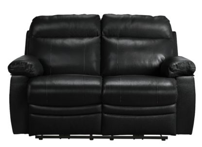 An Image of Argos Home Paolo 2 Seater Power Recliner Sofa - Black