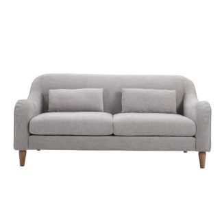 An Image of Heidy Chenille 2 Seater Sofa - Grey Grey