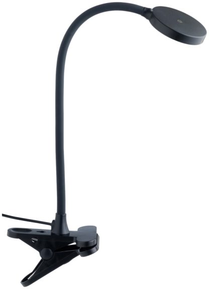 An Image of Habitat Dotty LED Desk Lamp - Black