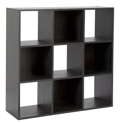 An Image of Habitat Squares 9 Cube Storage Unit - Black