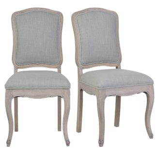 An Image of Amelie Set of 2 Dining Chairs Natural