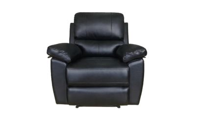 18e76346fb8b7c860309302c11f5c457ca0b6aa9d137d17e5ea878bfe55a7293.jpg An Image of Argos Home Toby Faux Leather Rise & Recline Chair - Black