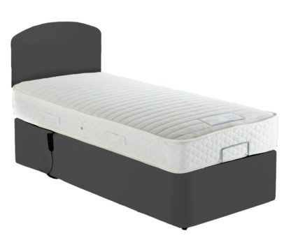 An Image of MiBed Barrow Adjustable Single Bed and 800 Pocket Mattress