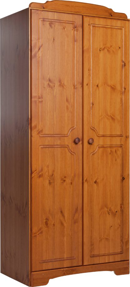 An Image of Argos Home Nordic 2 Door Wardrobe - Pine
