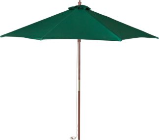 An Image of Argos Home 2m Water Repellent Garden Parasol - Green