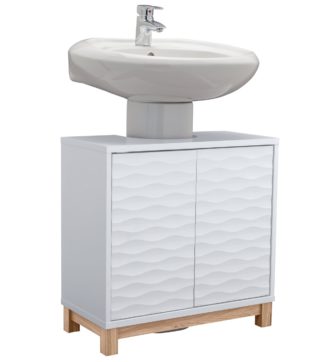 An Image of Argos Home Zander Under Sink Unit - White