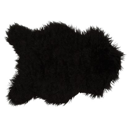 An Image of Argos Home Mongolian Faux Fur Rug - 60x90cm - Duck Egg