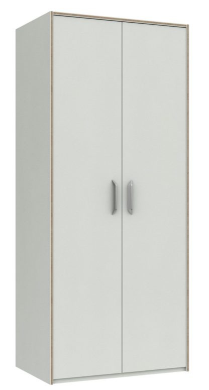An Image of Ashdown 2 Door Wardrobe - White