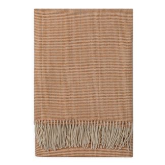 An Image of Heal's Baverstock Heritage Throw Mustard 150cm x 190cm