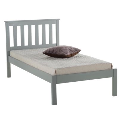 An Image of Denver Low End Bed Frame Blue