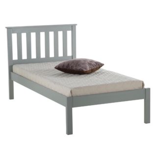 An Image of Denver Low End Bed Frame Grey