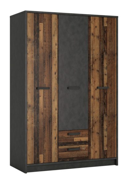An Image of Nubi 3 Door 2 Drawer Wardrobe