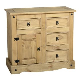 An Image of Corona Pine Medium Sideboard Brown