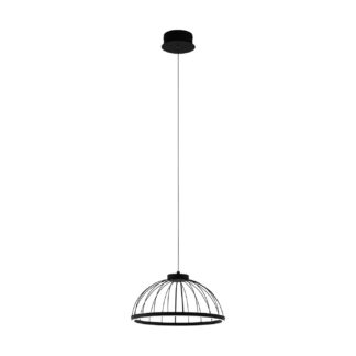 An Image of Eglo Bogotenillo LED Pendant Light - Black