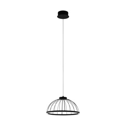 An Image of Eglo Bogotenillo LED Pendant Light - Black