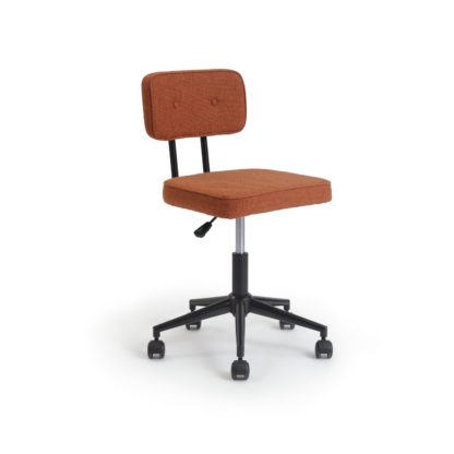 An Image of Habitat Industrial Office Chair - Orange