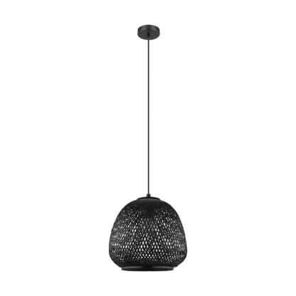 An Image of Eglo Dembleby Pendant Light - Black